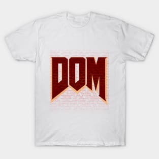 Web developer "DOM" T-Shirt